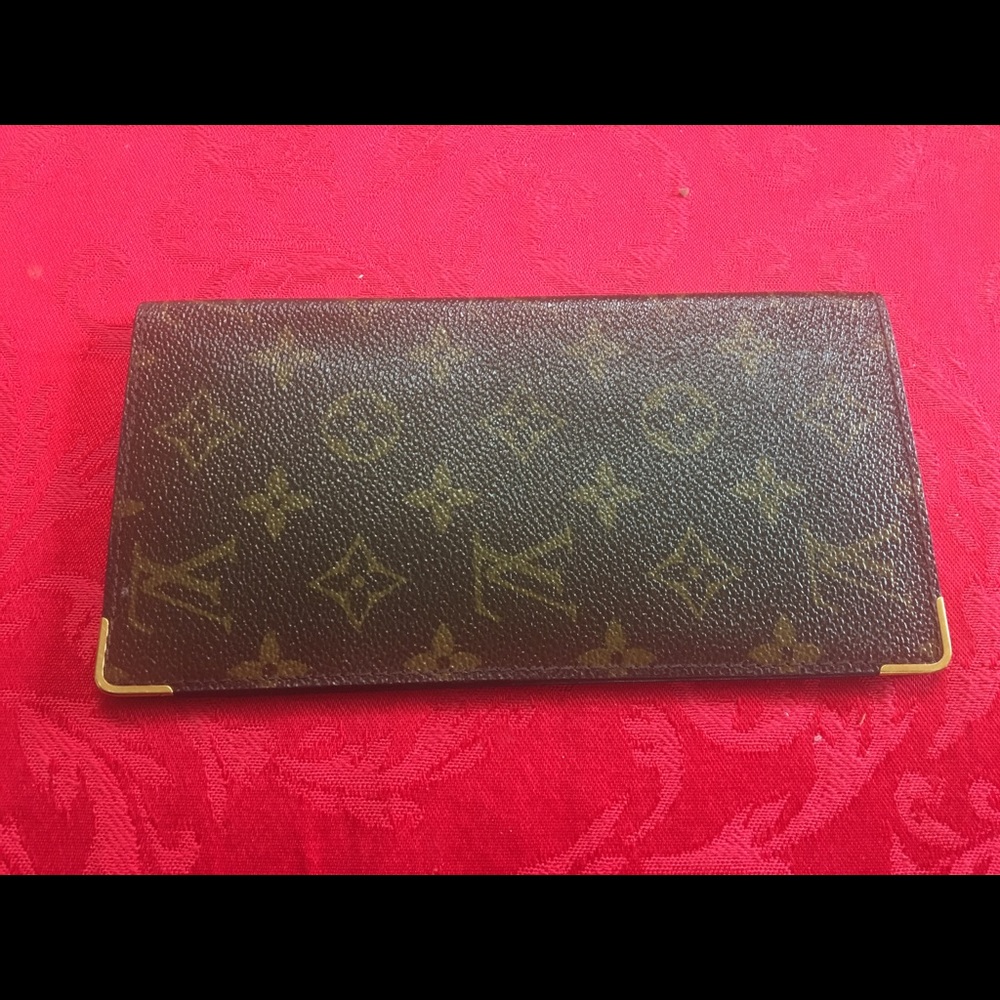Authentic Louis Vuitton Monogram Check book cover
